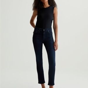 AG Mari Mid-Rise Slim Straight Denim NWT